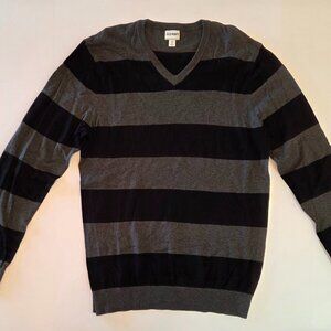 Old Navy Men’s Rugby Stripe V-Neck Sweater – XL